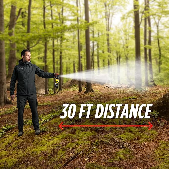 Guard Dog Security Fire Master OC Pepper Spray Self Defense, Police Strength with UV dye, Easy Access Outdoor Personal Protection