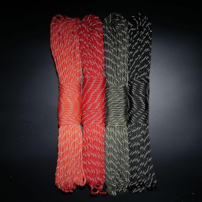 Dyneema Tent Guy Guide Reflective Green Rope - 200kg Breaking Strain - Lengths in Meters - Suitable for Sailing, Dinghy, Yachting, Cruising, Racing, Kite Surfing - 20 Meter (Green, 2mm)