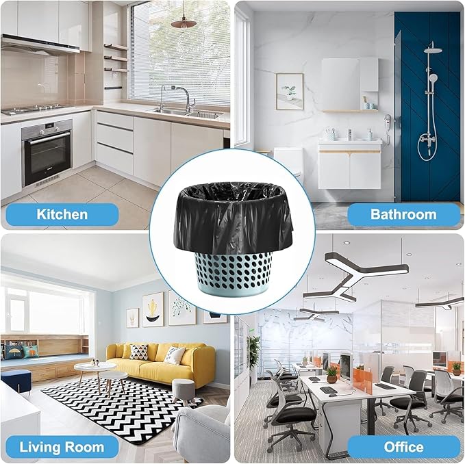 80 Portable Camping Toilet Bags, Biodegradable Porta Potty Bucket Toilet Bags, 8 Gallon Compostable Thickened Trash Garbage Bags