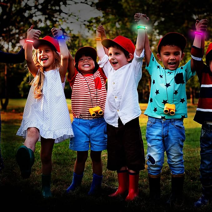 M.best 32pcs LED Light Up Bracelets Glow Flashing Wristbands Glow in The Dark Party Supplies for Wedding, Raves, Concert, Camping,Sporting Events, Party