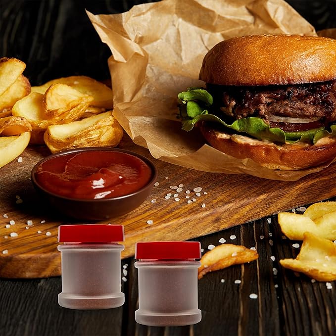 Cornucopia Brands Mini Plastic Spice Jars w/Sifters (12-Pack, Red); 2 Tablespoon Capacity (1 Fluid Ounce) Spice Bottles for Travel, Glitter, Gifts, Favors, Etc.