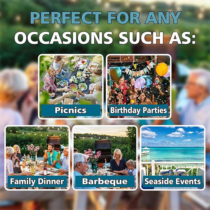 DYNH 3 Pcs Picnic Table Cover with Bench Covers, 8ft Waterproof Reusable Elastic Fitted Rectangle Picnic Table Cloths,30x96IN Red Plaid Picnic Tablecloth for Camping Patio Travel Outdoor