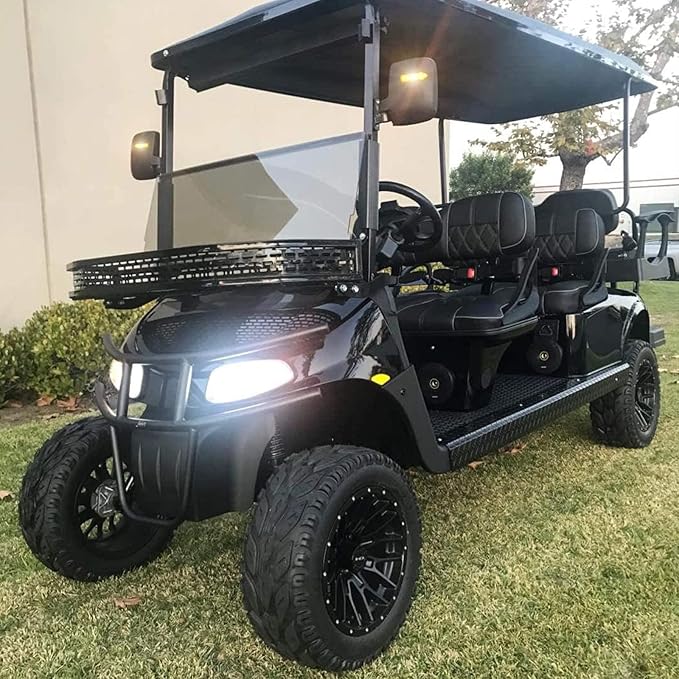 Golf Cart Side Mirrors with Turn Signal Light Golf Cart Rear View Mirrors for Club Car EZGO Yamaha Side Mirrors Golf Cart