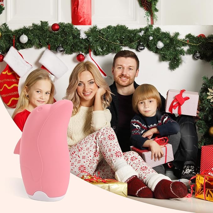 Asltw Dolphin Refrigerator Deodorizer, Refrigerator Odor Eliminator, Fridge Air Freshener, Multi-purpose Odor Eliminator for Home, Cute Gifts, Kitchen Gadgets Cute Kitchen Accessories (Pink)