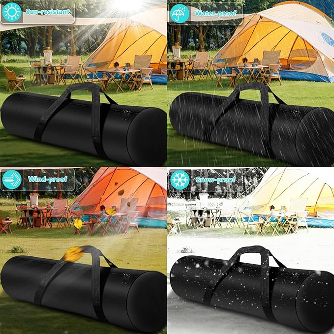 Kovshuiwe 43.3-Inch Camping Chair Storage Bag, Large Folding Chair Carry Bag Nylon Storage Tent Bag with Handle Strap for Travel Outdoor Camping Sports-43.3x9x9inch(Only Bag)