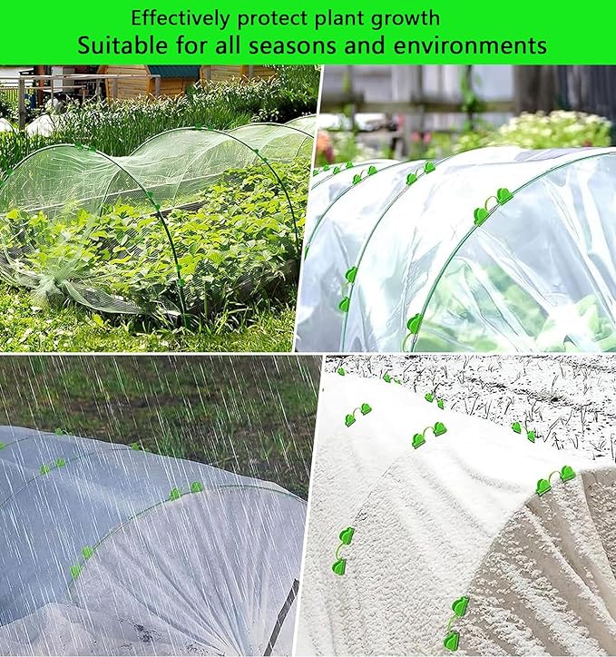 Tent Pole, Replacement Tent Pole, Telescopic Rod, Collapsible Green Fiberglass Poles with Metal Connectors , 24 FT Long and 9.5 mm in Diameter, Universal Fit for Outdoor Tents (2 Pack )