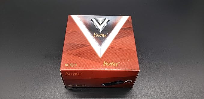 Vortex KC1 Outdoor rotary switch LED Aluminum Lithium dry battery edc light weight water resistance high lumens keychain flashlight