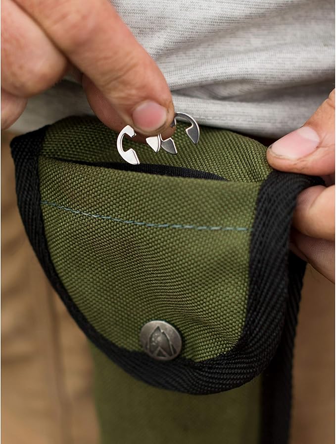 AGAWA - BOREAL15 Tripper KIT - 15" Folding Bow Saw, Rugged Cordura Sheath, Additional Aggressive Blade (Black Frame, Green Handle)