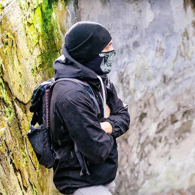 Fuinloth Balaclava Ski Mask, Motorcycle UV Protector Scarf, Summer Cooling Neck Gaiter for Men/Women