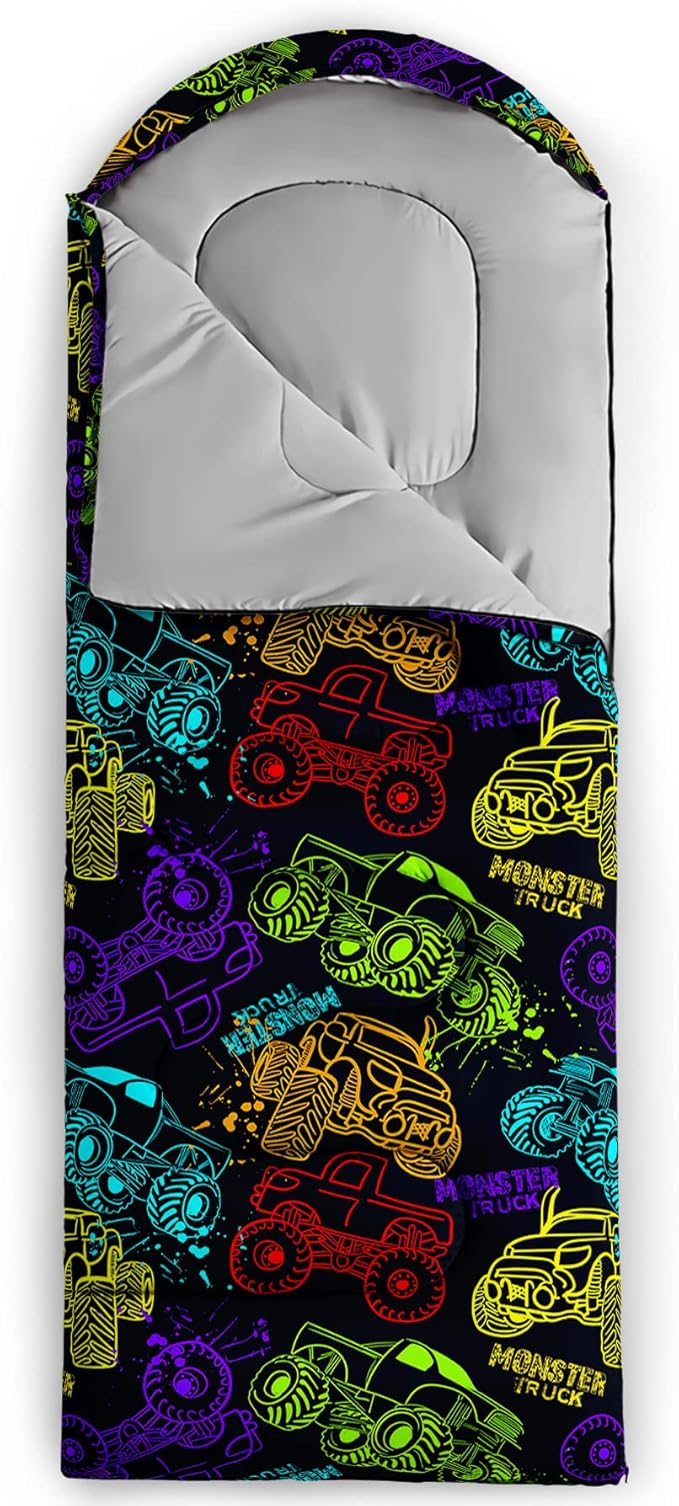 QOOMO Camping Sleeping Bags,3 Season Warm & Cool Weather,Lightweight,Waterproof Sleeping Bags for Adults & Kids,Traveling,and Outdoors,Camping Gear Equipment