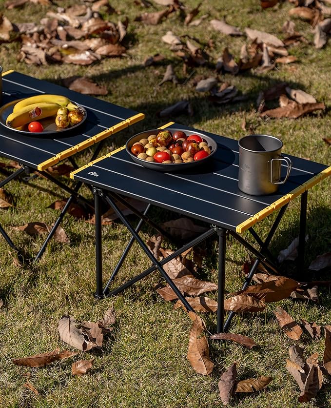 iClimb Ultralight Compact Camping Folding Table with Carry Bag (Reinforced Nature - S)