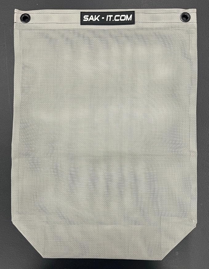 SAK-IT Scrap SAK Off Road Trash Bag. Fits SxS, ATV, Rock Crawler, Mud Truck, Golf Cart, Boat, UTV. Universal Fit for Polaris, Kawasaki, Honda, Jeep. (Gray)