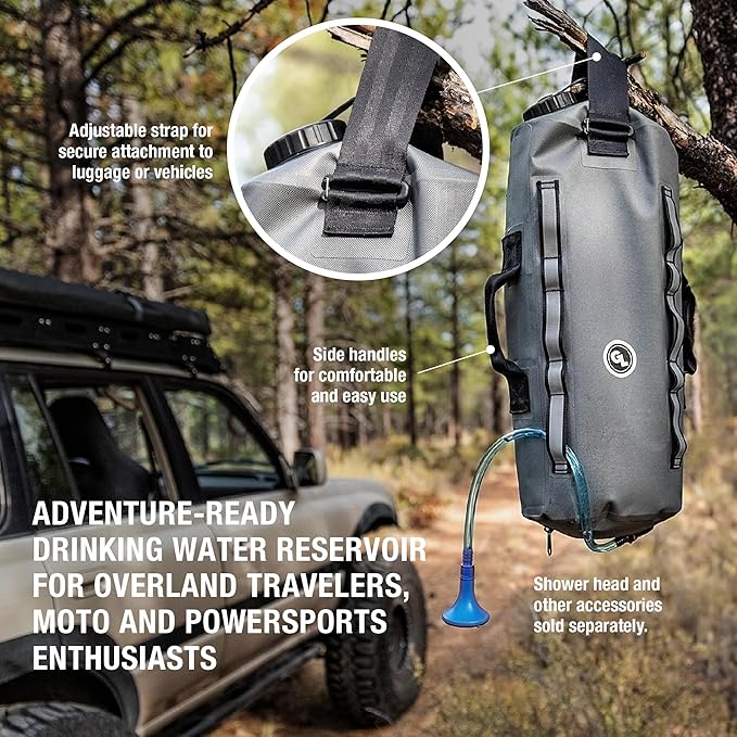 Giant Loop Cactus Canteen Water Reservoir, Foldable and Collapsible Utility Bladder for Drinking Water 1,2,3,5-Gallon (3-Gallon)