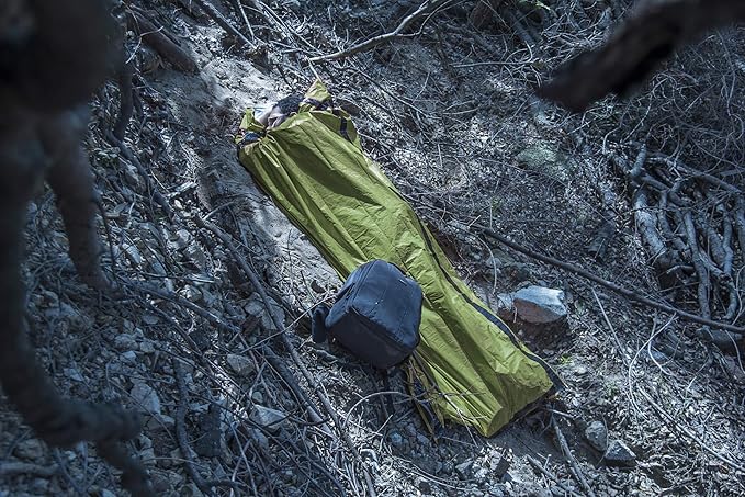 SE Survivor Series Army Green Reusable Bivy Sleeping Bag - EB122GN