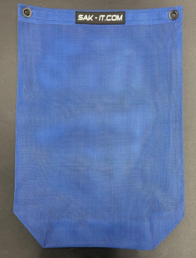 SAK-IT Scrap SAK Off Road Trash Bag. Fits SxS, ATV, Rock Crawler, Mud Truck, Golf Cart, Boat, UTV. Universal Fit for Polaris, Kawasaki, Honda, Jeep. (Blue)