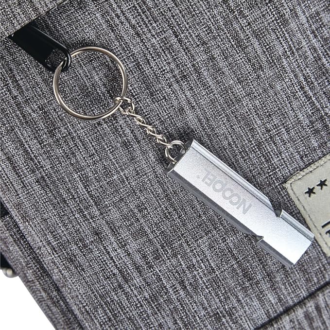 Noopel Emergency Whistles Lifeguard Safety Whistle with Lanyard and Keychain for Outdoor Camping Hiking Boating Backpacking Fishing Kayak Kids Rescue Signaling Loud Survival Whistle