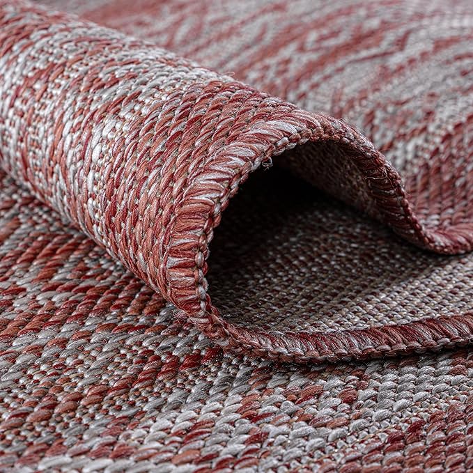 Keen Home Design Terrace Outdoor Area Rug - 10x14 Washable Indoor/Outdoor Rug for Patio, Kitchen, Balcony, Beach, Garden, Deck and Porch, Size: 10'x14'