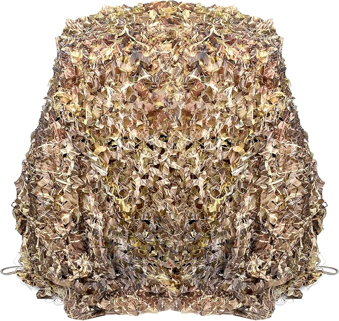 FLYEGO GEN 2 Camo Netting Camouflage Netting Hunting Blind Camo Net Camouflage Nets Military Surplus for Shooting Party Decoration Photograph Car Cover Sunshade