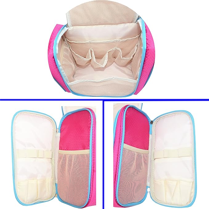 Hanging Toiletry Bag Extra Large Capacity | Premium Travel Organizer Bags For Men And Women | Durable Waterproof Nylon Bathroom, Shower, Makeup Bag For Toiletries, Cosmetics, Brushes