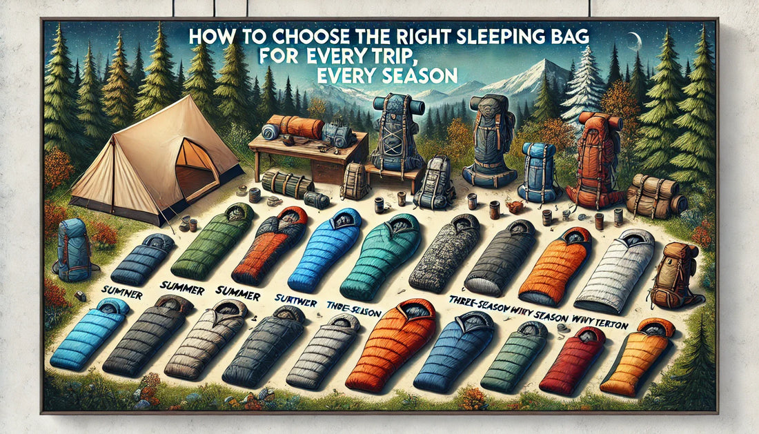 How to Choose the Right Sleeping Bag for Every Trip, Every Season