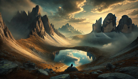 The Stillness Between Peaks — When the Wild Teaches Time