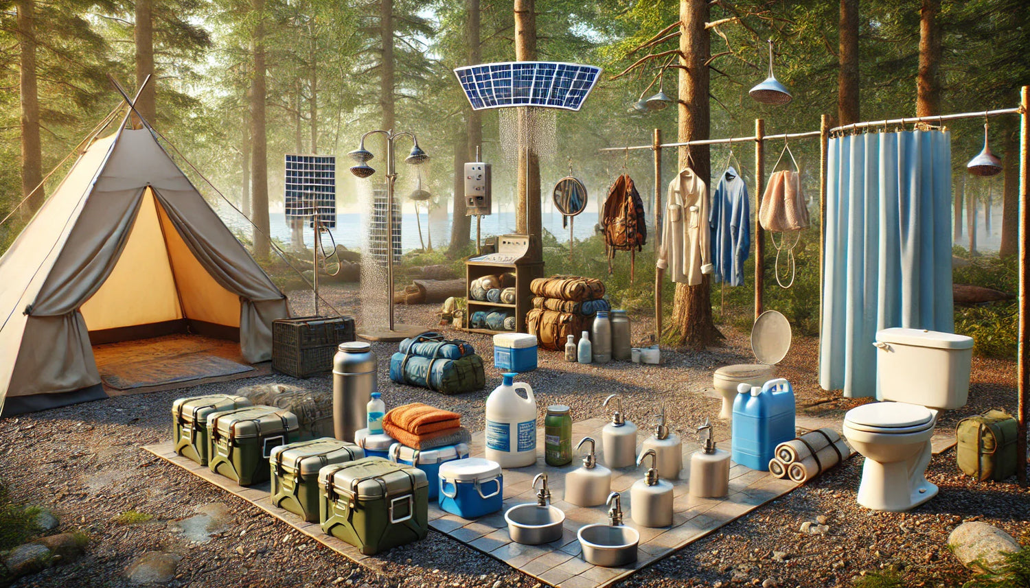 Camp Showers, Privacy & Bathroom Gear