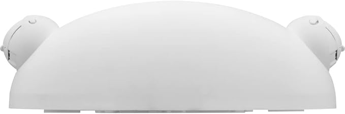 Lithonia Lighting Quantum Emergency Light, Contemporary Commercial LED Emergency Lights with 2 Aimable Lamp Heads, Ceiling or Wall Mount, White Thermoplastic, UVOLT (ELM2L UVOLT LTP M12)