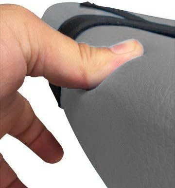 Platinum Health UltraCommode™ Foldable Commode and Shower Chair, Soft, Warm, Portable and Foldable XL Toilet Seat with Open Front, Padded Armrests, Adjustable Height, Includes Free Commode Pail, Gray