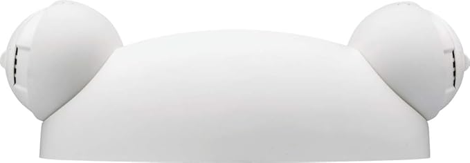 Lithonia Lighting Quantum Emergency Light, Contemporary Commercial LED Emergency Lights with 2 Aimable Lamp Heads, Ceiling or Wall Mount, White Thermoplastic, UVOLT (ELM6L UVOLT LTP SDRT)