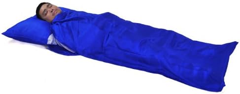 Marycrafts 100% Pure Mulberry Silk Single Sleeping Bag Liner Travel Sheet 83"x33"