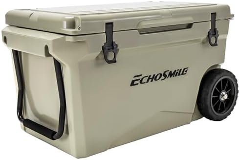 EchoSmile 25/30/35/40/60/75 Quart Rotomolded Cooler, Built to Stand up to The Rigors of The Journey