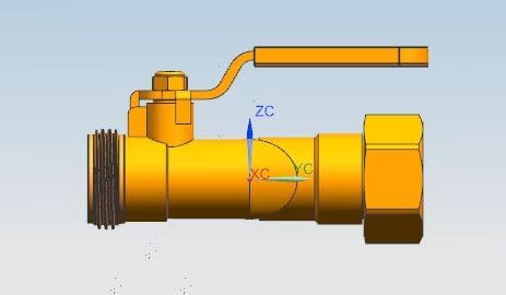 Garden Hose Splitter, 3/4” Rust and Freeze Resistant Outdoor Hose Manifold with 2 green Extra Long Handles Faucet Adapter-Heavy Duty Brass Nickel Plated 2-Way Valve