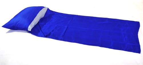 Marycrafts 100% Pure Mulberry Silk Single Sleeping Bag Liner Travel Sheet 83"x33"