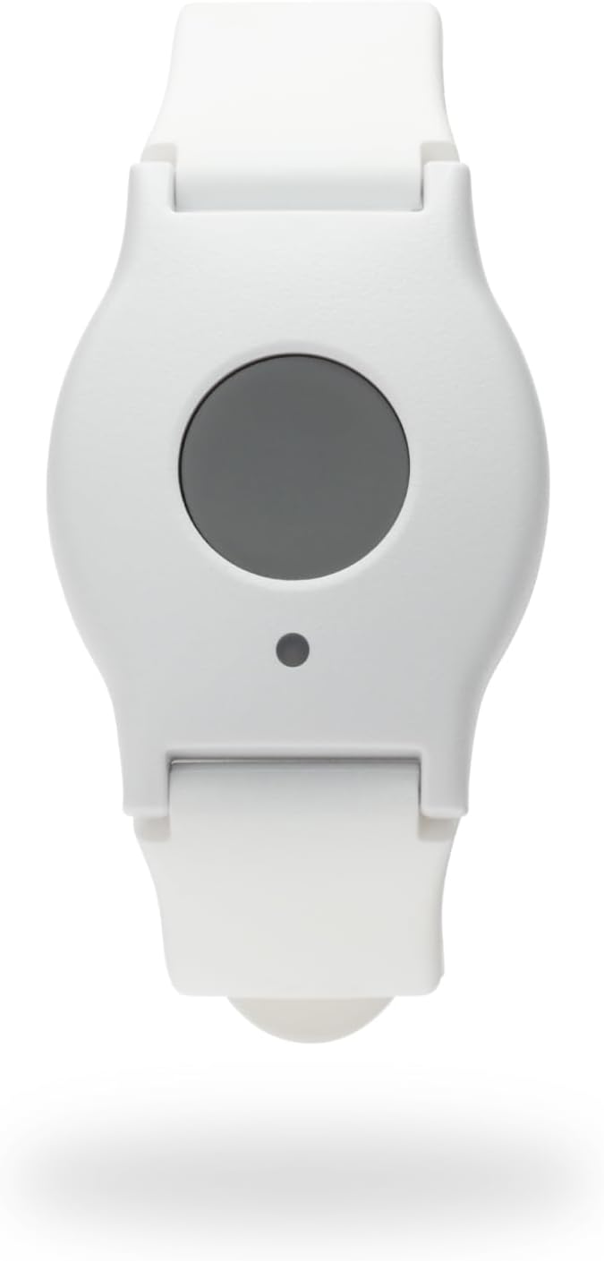 ADT - On-The-Go Mobile Medical Alert System for Seniors - GPS Capabilities, Included Waterproof Wearable Panic Button, 24/7 U.S. Based Monitoring (White Wristband)