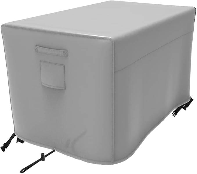 ATYARD 42-inch Outdoor Cover for Keter Unity (Small) Portable Table - UV Resistant, Breathable, All Weather (42" L x 24" W x 32" H) Gray