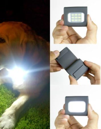 Bright Eyes 200 Lumen Firefly 2-Pack Clip On LED Safety Running and Jogging Light - USB Rechargeable - 2 Pack - Also for Hiking, Camping, Working and Much More!! (Deep Gray)