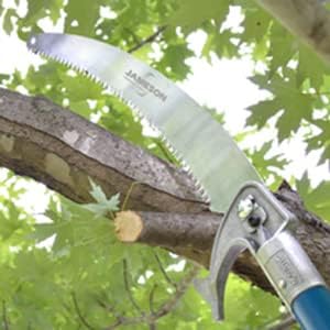Jameson Lightweight Fiberglass Hollow Core Complete Tree Care, Landscaping, and Pruning Kit with an 8 inch Folding Hand Saw