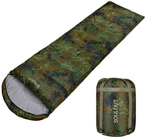 Sleeping Bag,3-4 Seasons Warm Cold Weather Lightweight, Portable, Waterproof Compression Sack Adults & Kids - Indoor & Outdoor Activities: Traveling, Camping, Backpacking, Hiking