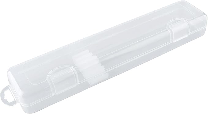 OriGlam Transparent Tableware Storage Case, Portable Flatware Utensil Box, Clear Cutlery Organziers Container for Spoon Fork Chopsticks for Travel Camping Picnic (B)