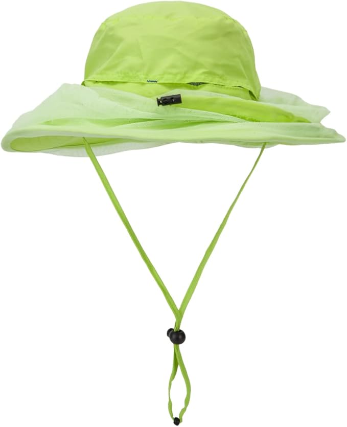 Fishing Hat Sun Protection Hat Mosquito Head Net for Outdoors Bucket Hat with Hidden Net Mesh
