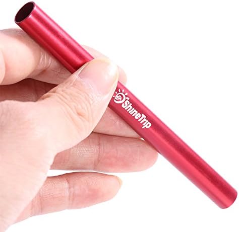 Tent Pole Repair Splint Tube Kit, 4Pcs Diameter 1.3cm Aluminium Alloy Spare Repair Tube