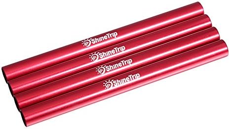 Tent Pole Repair Splint Tube Kit, 4Pcs Diameter 1.3cm Aluminium Alloy Spare Repair Tube