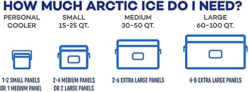 Arctic Ice Alaskan Series Long Lasting Reusable Ice Pack - Freezes at 32° Fahrenheit - Keeps Food & Drinks Cool Without The Risk of Freezing