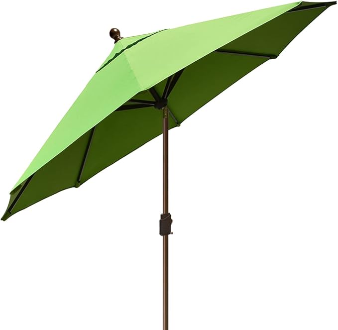 EliteShade USA 10-Year-Non-Fading 10Ft Market Umbrella Patio Umbrella Outdoor Table Umbrella with Ventilation, Macaw Green