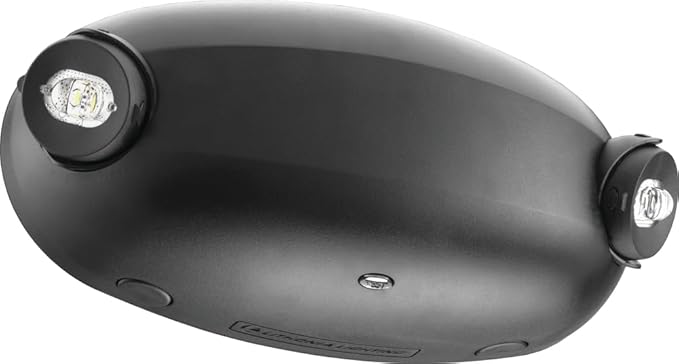 Lithonia Lighting ELM2L B M12 Quantum LED Emergency Light, Manual Testing, 220 Lumens, Black