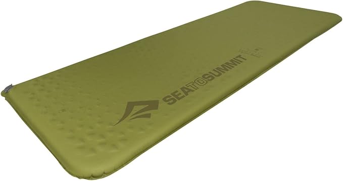 Sea to Summit Camp Self-Inflating Foam Sleeping Mat for Camping and Backpacking, Rectangular - Large (79 x 25 x 1.5 inches)