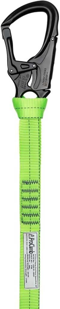 Arborist Speedline Kit - Lightweight, Durable 7075 Aluminum Snaphook, Resilient 1" Nylon Webbing, 29kN Sling Strength, 26" Single Pack…