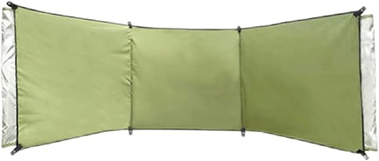 WANLIAN Windbreaks Stove Windscreen Oxford cloth(No included Poles)Camping Beach Windshield Shelter,Backpack Portable Picnic Screen,Sunshade Screen,Outdoor Caravan Privacy Shield,for Garden BBQ Picnic