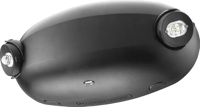 Lithonia Lighting ELM2L B M12 Quantum LED Emergency Light, Manual Testing, 220 Lumens, Black