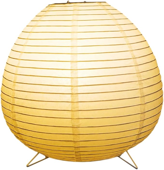 YY YEARCHY Table Lamp Paper Lamp Able Lamp Standing Lamps with Rice Paper Shade for Bedroom Livingroom (Egg)